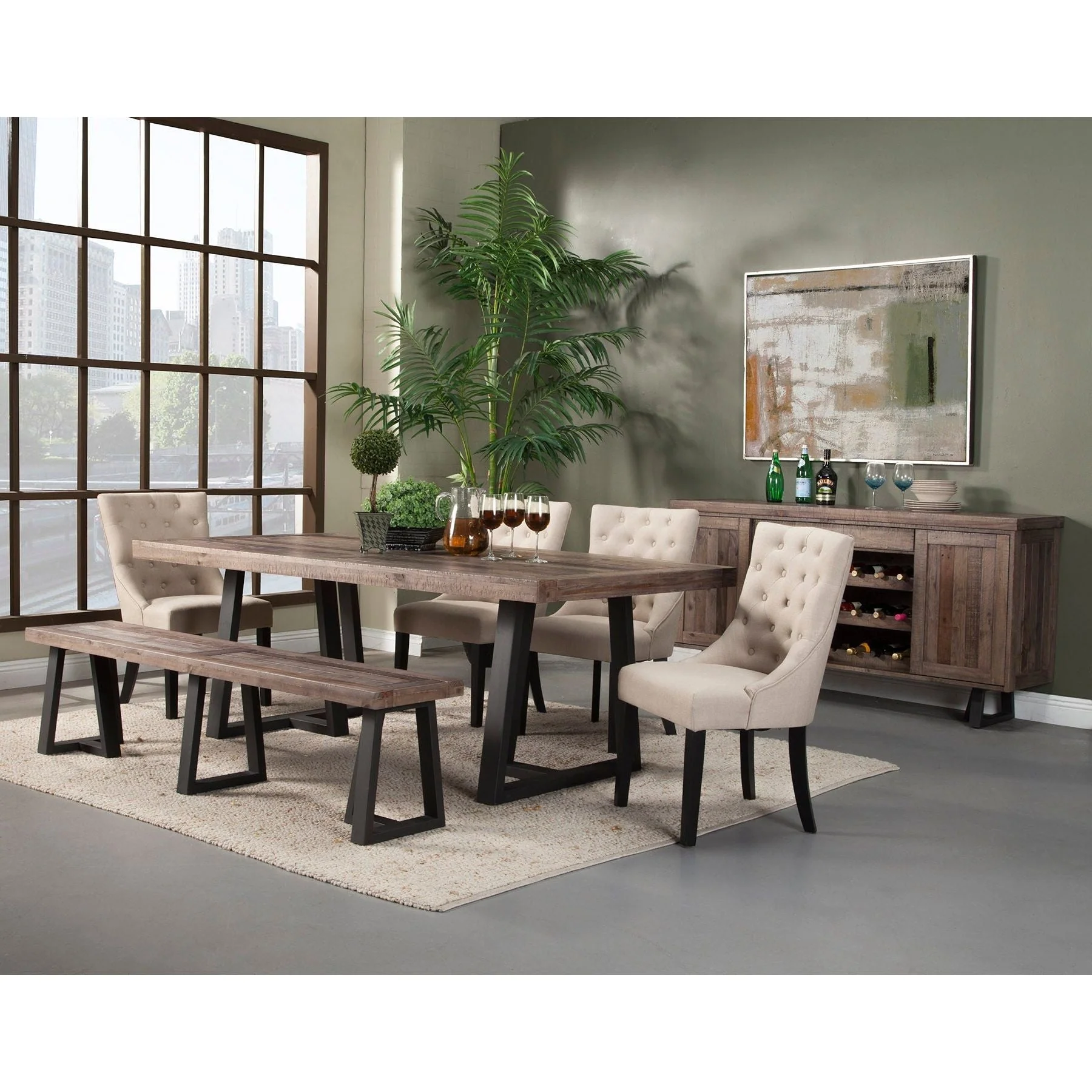Prairie Sideboard, Natural/Black - Image 4